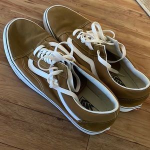 Men’s Vans Old Skool sneakers, tan suede/canvas - size 13